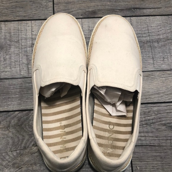 Vionic Shoes - Vionic canvas oatmeal Sunny Rae Twin Gore slip on casual sneakers with braid